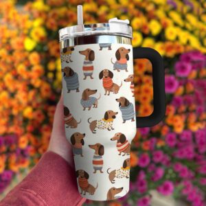 Dachshund Shineful 40oz Stanley Tumbler Cuteness Overload STT1512