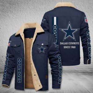 Dallas Cowboys Fleece Cargo Jacket Winter Jacket FCJ1737
