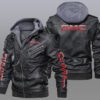 Gmc Black Brown Leather Jacket LIZ030