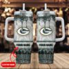 Green Bay Packers NFL 32 Teams Glitter Custom Name 40oz Stanley Tumbler STT1645
