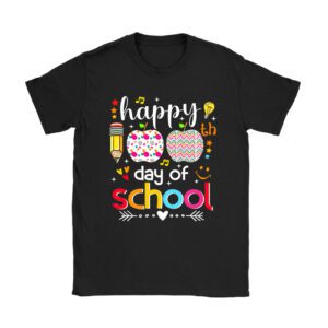 Happy 100 Days Of School Funny Teacher Women Kids Gifts Unisex T-Shirt TH1084