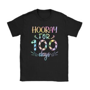 Happy 100th Day Of School Hooray For 100 Days Teachers Kids Unisex T-Shirt TH1099