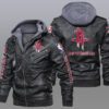 Houston Rockets Black Brown Leather Jacket LIZ126
