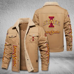 Iowa State Cyclones Fleece Cargo Jacket Winter Jacket FCJ1961