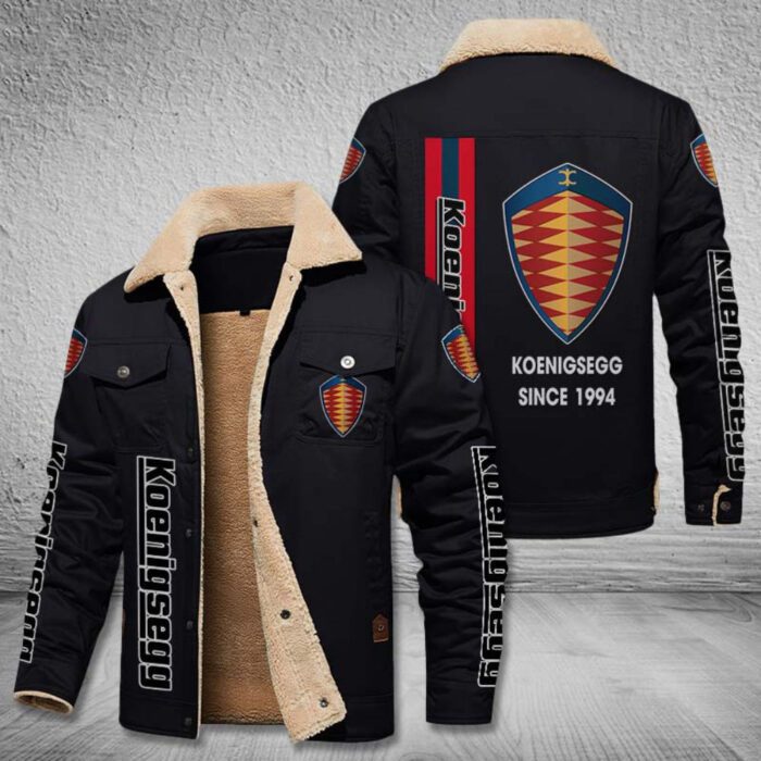 Koenigsegg Fleece Cargo Jacket Winter Jacket FCJ1907