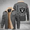 Las Vegas Raiders Fleece Cargo Jacket Winter Jacket FCJ1726