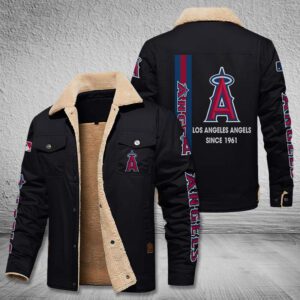 Los Angeles Angels Fleece Cargo Jacket Winter Jacket FCJ1801
