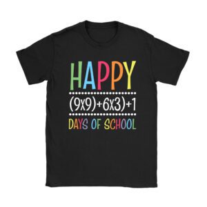 Math Formula 100 Days Of School Funny Math Teacher 100th Day Unisex T-Shirt TH1123