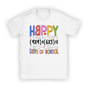 Math Formula 100 Days Of School Funny Math Teacher 100th Day Unisex T-Shirt TH1124