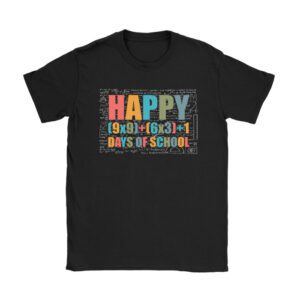 Math Formula 100 Days Of School Funny Math Teacher 100th Day Unisex T-Shirt TH1127