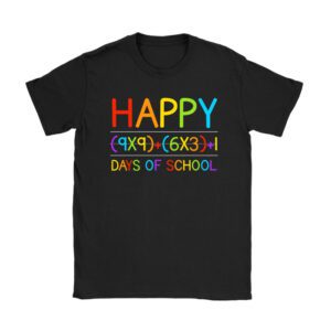 Math Formula 100 Days Of School Funny Math Teacher 100th Day Unisex T-Shirt TH1128