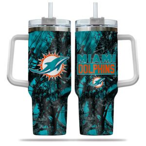 Miami Dolphins NFL Hunting Personalized Stanley Tumbler 40oz STT1198