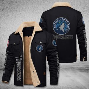 Minnesota Timberwolves Fleece Cargo Jacket Winter Jacket FCJ1842