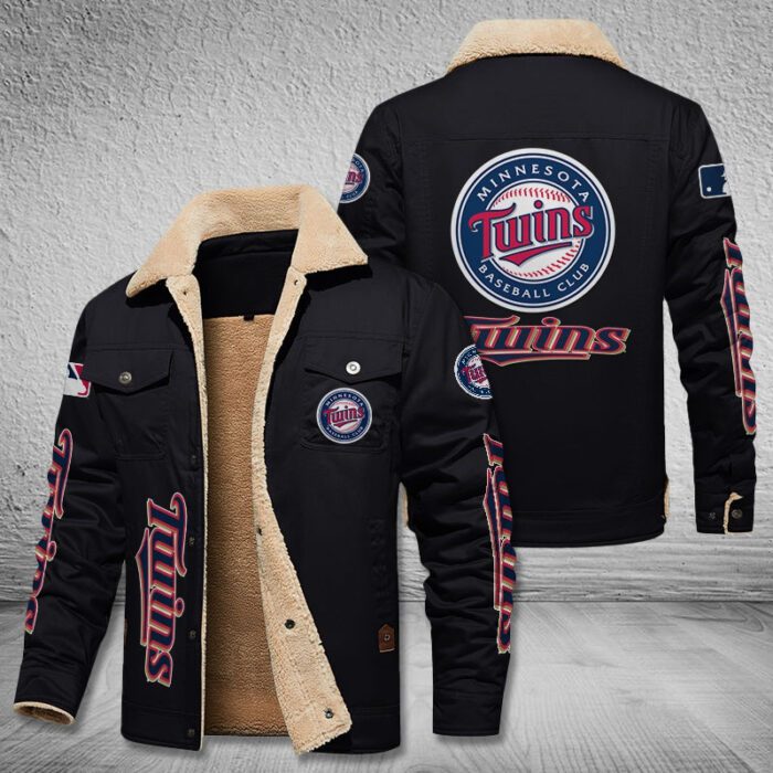 Minnesota Twins Fleece Cargo Jacket Winter Jacket FCJ1768