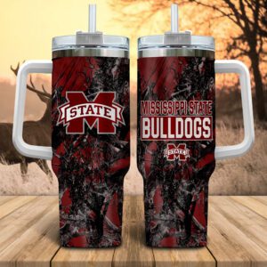Mississippi State Bulldogs NCAA Hunting Personalized Stanley Tumbler 40oz STT1034