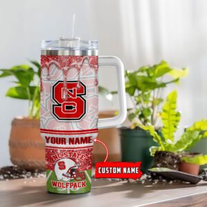 NC State Wolfpack NCAA Personalized Stanley Tumbler 40oz STT1072