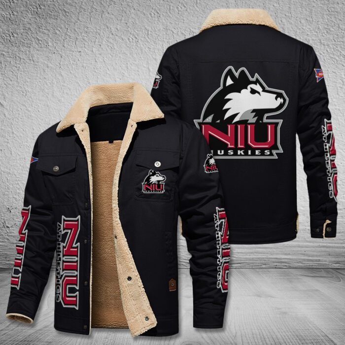 Northern Illinois Huskies Fleece Cargo Jacket Winter Jacket FCJ1980