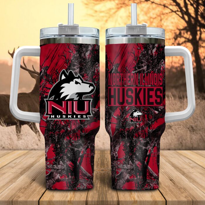 Northern Illinois Huskies NCAA Hunting Personalized Stanley Tumbler 40oz STT1040