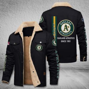 Oakland Athletics Fleece Cargo Jacket Winter Jacket FCJ1800