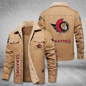 Ottawa Senators Fleece Cargo Jacket Winter Jacket FCJ1585