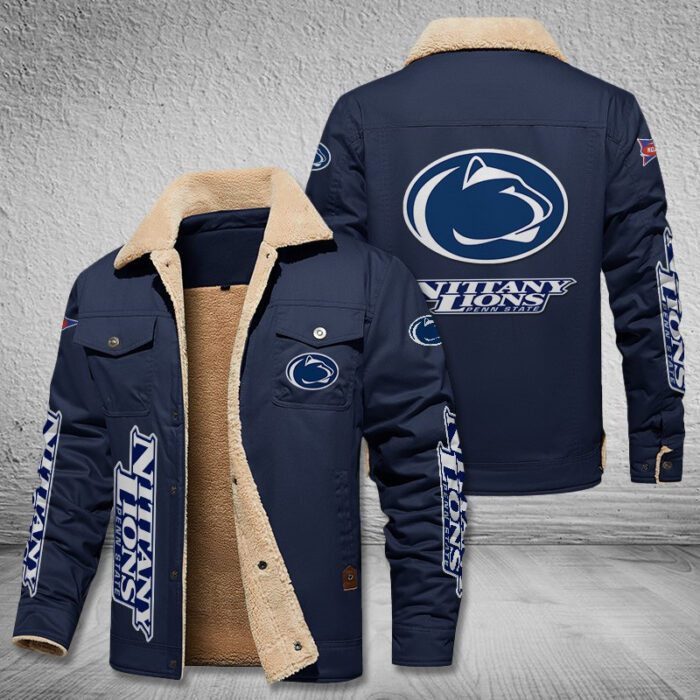 Penn State Nittany Lions Fleece Cargo Jacket Winter Jacket FCJ2006