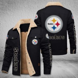 Pittsburgh Steelers Fleece Cargo Jacket Winter Jacket FCJ1689