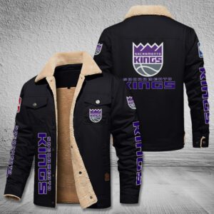 Sacramento Kings Fleece Cargo Jacket Winter Jacket FCJ1848