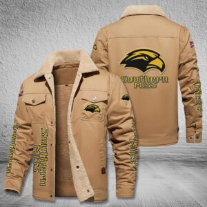 Southern Miss Golden Eagles Fleece Cargo Jacket Winter Jacket FCJ1988