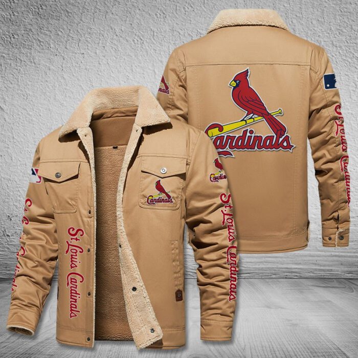 St. Louis Cardinals Fleece Cargo Jacket Winter Jacket FCJ1750