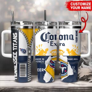 Tennessee Titans NFL Corona Extra Personalized Stanley Tumbler 40Oz STT1470