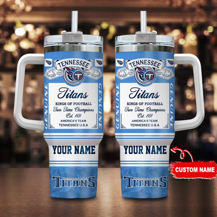 Tennessee Titans NFL Kings Of Football Personalized Stanley Tumbler 40oz STT1241