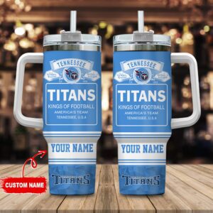 Tennessee Titans Personalized NFL Bud Light 40oz Stanley Tumbler STT1322