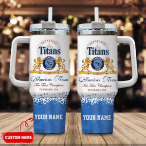 Tennessee Titans Personalized NFL Champions Modelo 40oz Stanley Tumbler STT1406