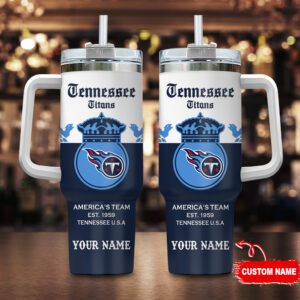 Tennessee Titans Personalized NFL Corona Extra 40oz Stanley Tumbler STT1438