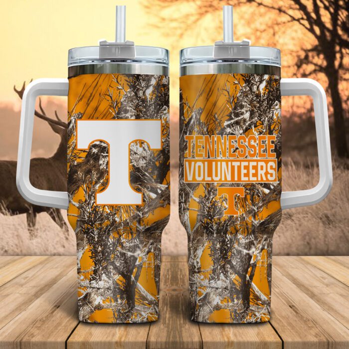 Tennessee Volunteers NCAA Hunting Personalized Stanley Tumbler 40oz STT1051