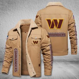 Washington Football Team Fleece Cargo Jacket Winter Jacket FCJ1711