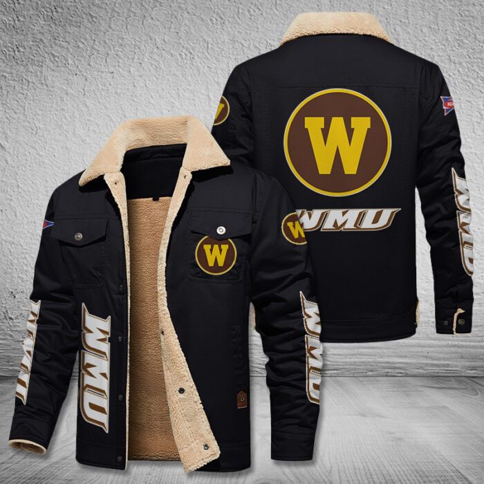 Western Michigan Broncos Fleece Cargo Jacket Winter Jacket FCJ1982