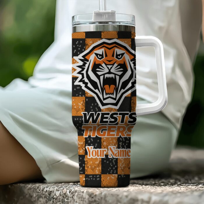 Wests Tigers NRL Personalized Stanley Tumbler 40oz STT1291