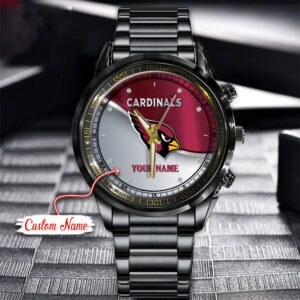 Arizona Cardinals NFL Custom Name Stainless Steel Sport Watch BW1201