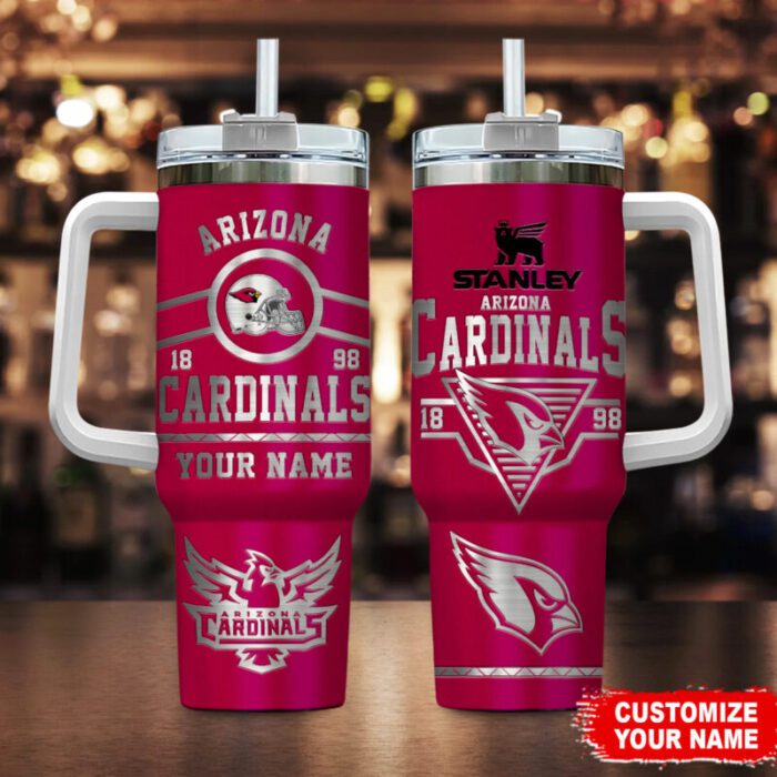 Arizona Cardinals NFL Personalized Stanley Tumbler 40Oz  STT2698