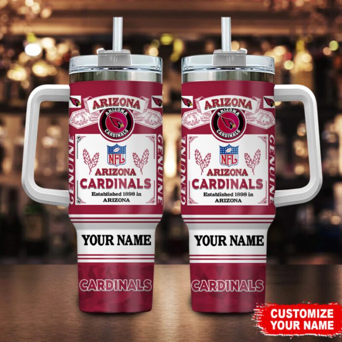 Arizona Cardinals NFL Super Bowl Champs Pride Personalized Stanley Tumbler 40Oz STT2253