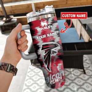 Atlanta Falcons NFL Stans Custom Name Tumbler Trending 2024 STT2094