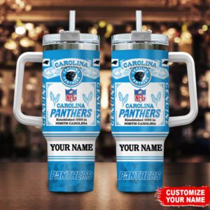 Carolina Panthers NFL Super Bowl Champs Pride Personalized Stanley Tumbler 40Oz STT2257