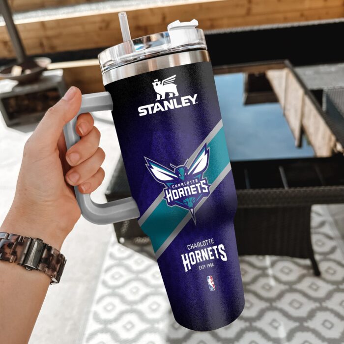 Charlotte Hornets NBA Stanley 40oz Tumbler Trending 2024 STT2033