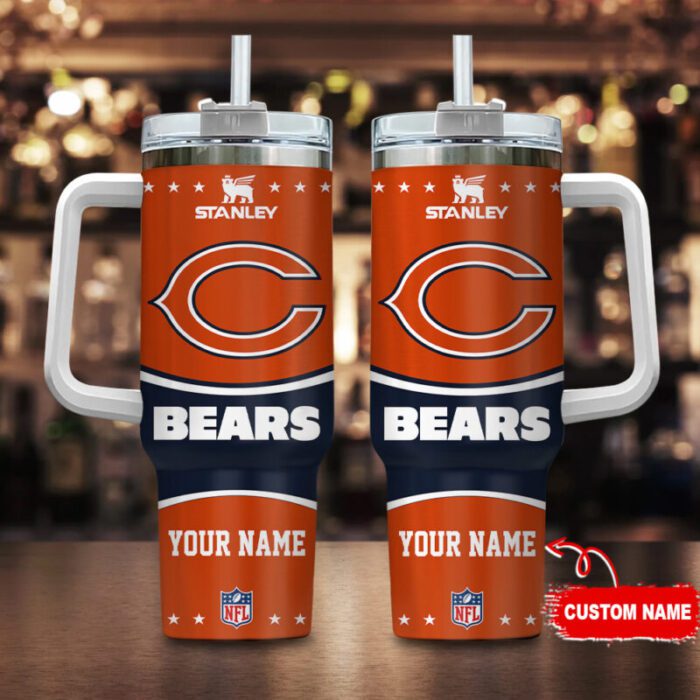 Chicago Bears NFL Custom Stan 40oz Stanley Tumbler STT3071