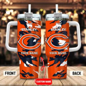 Chicago Bears NFL Personalized Stans Handled Stanley Tumbler 40Oz Gifts For Fans STT3104
