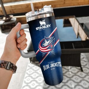Columbus Blue Jackets NHL Stanley 40oz Tumbler Trending 2024 STT2196