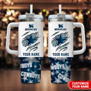 Dallas Cowboys Gift For NFL Fans Personalized Stanley Tumbler 40Oz STT2989