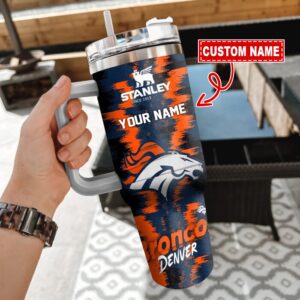 Denver Broncos NFL Stans Custom Name Tumbler Trending 2024 STT2110