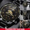 Denver Broncos Personalized NFL Sport Black Fashion Watch BW1076